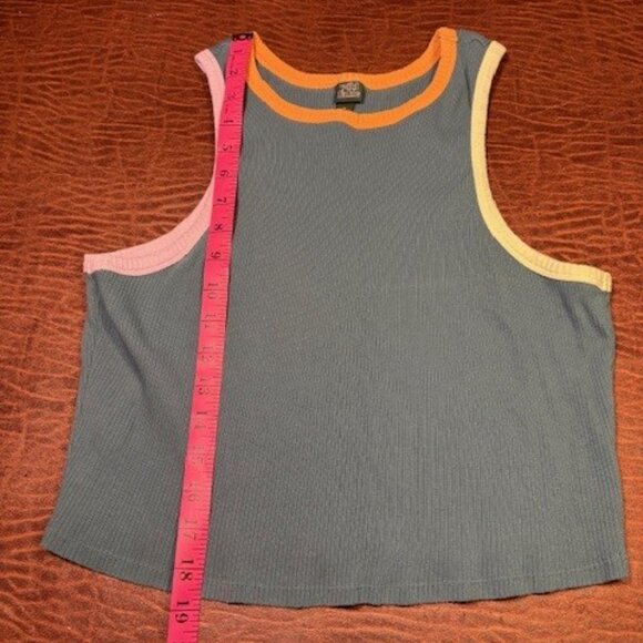 Racer Front Cropped Tank Top Wild Fable Size XL - Picture 6 of 6